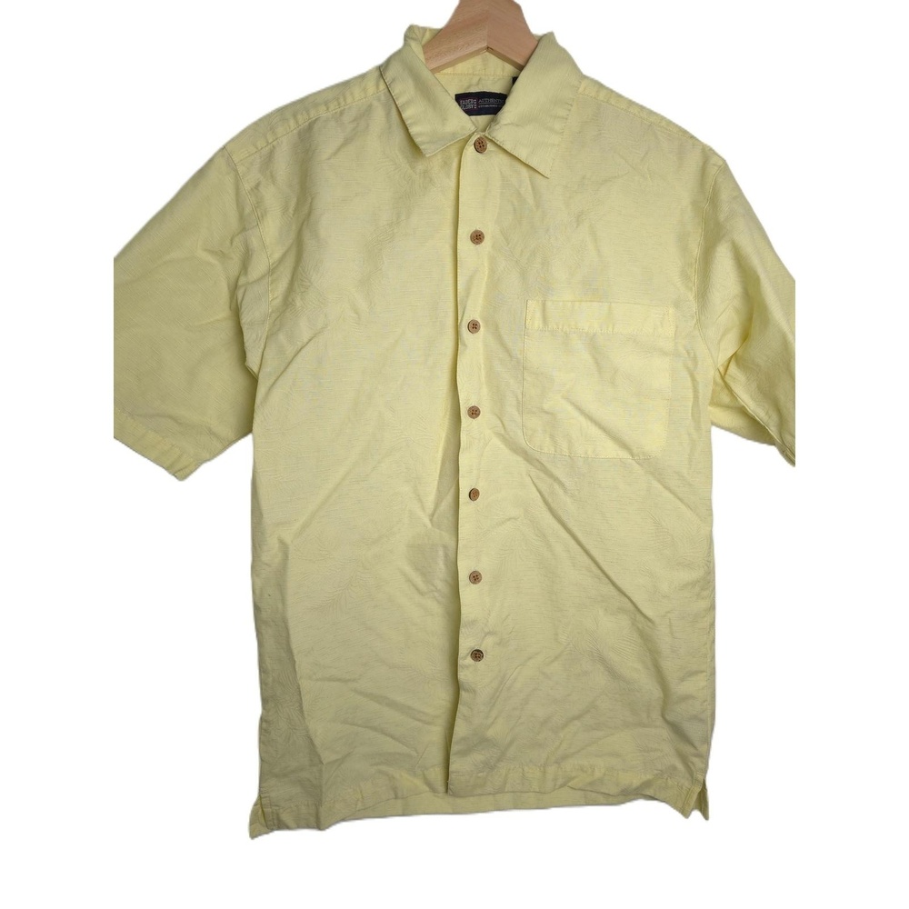 Faded Glory Mens Short Sleeve Button Up Shirt Small Cotton Blend